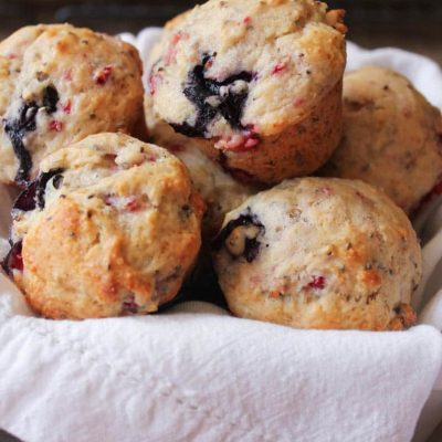 Lite Multiberry Muffins