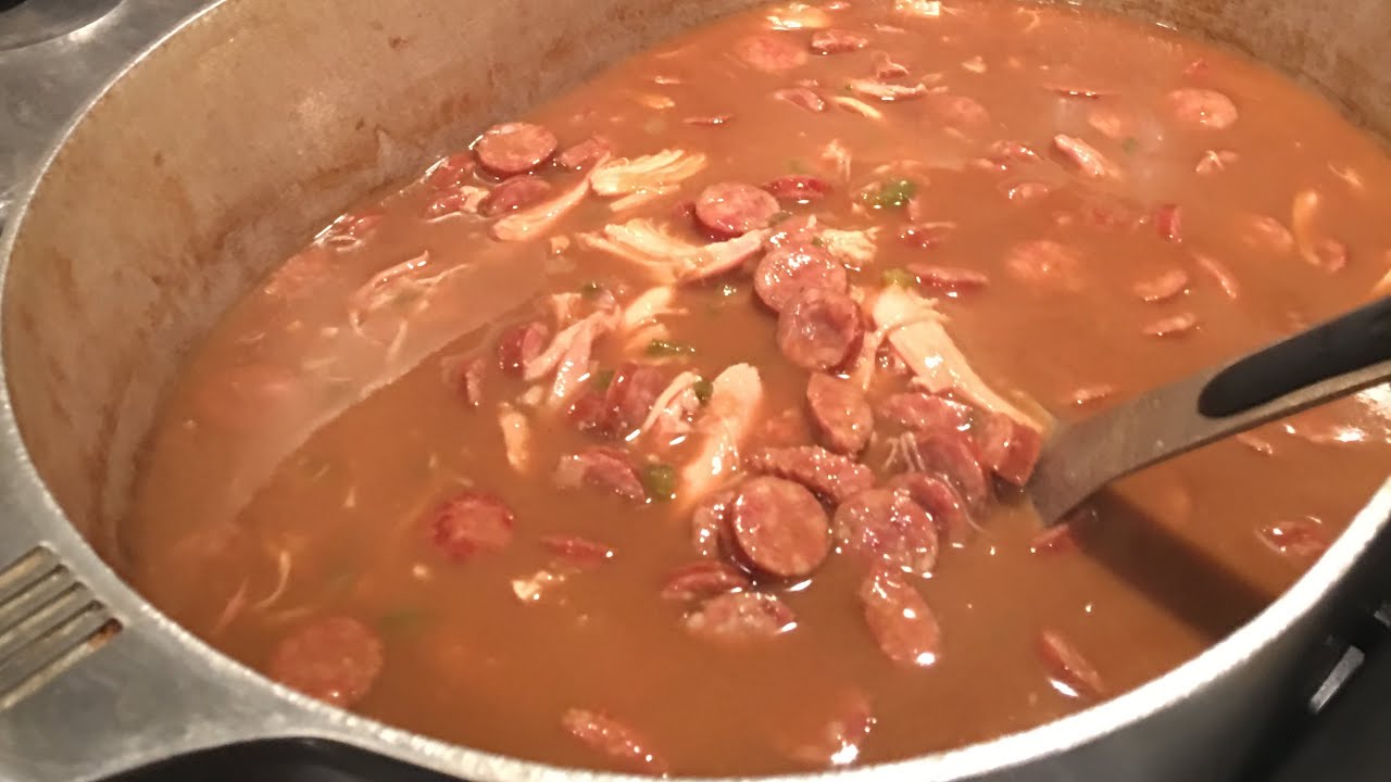 Louisiana Chicken And Sausage Gumbo