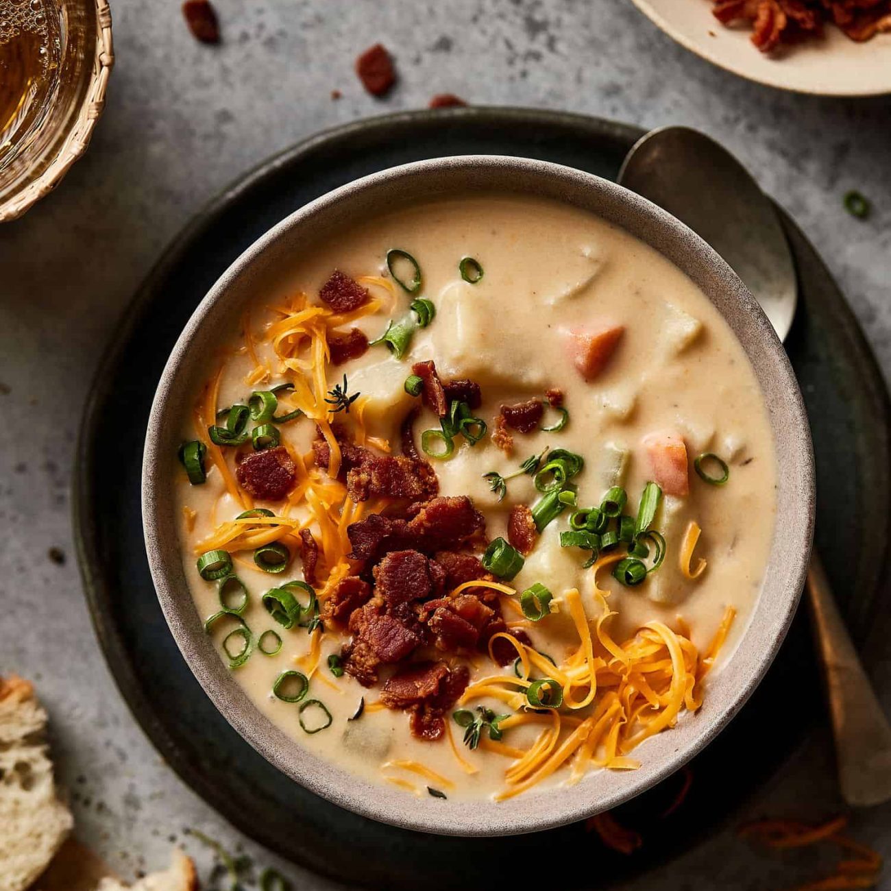 Low-Calorie Creamy Potato Soup Recipe for Healthy Weight Management