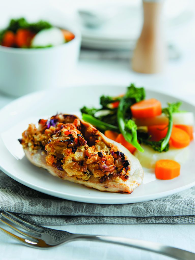 Low Fat Apricot Stuffed Chicken Breasts