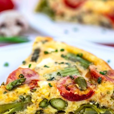 Low Fat Asparagus Frittata With