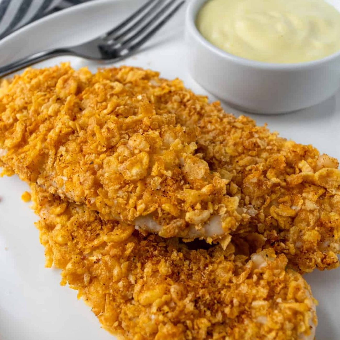 Low-Fat Cornflake Chicken Tenders