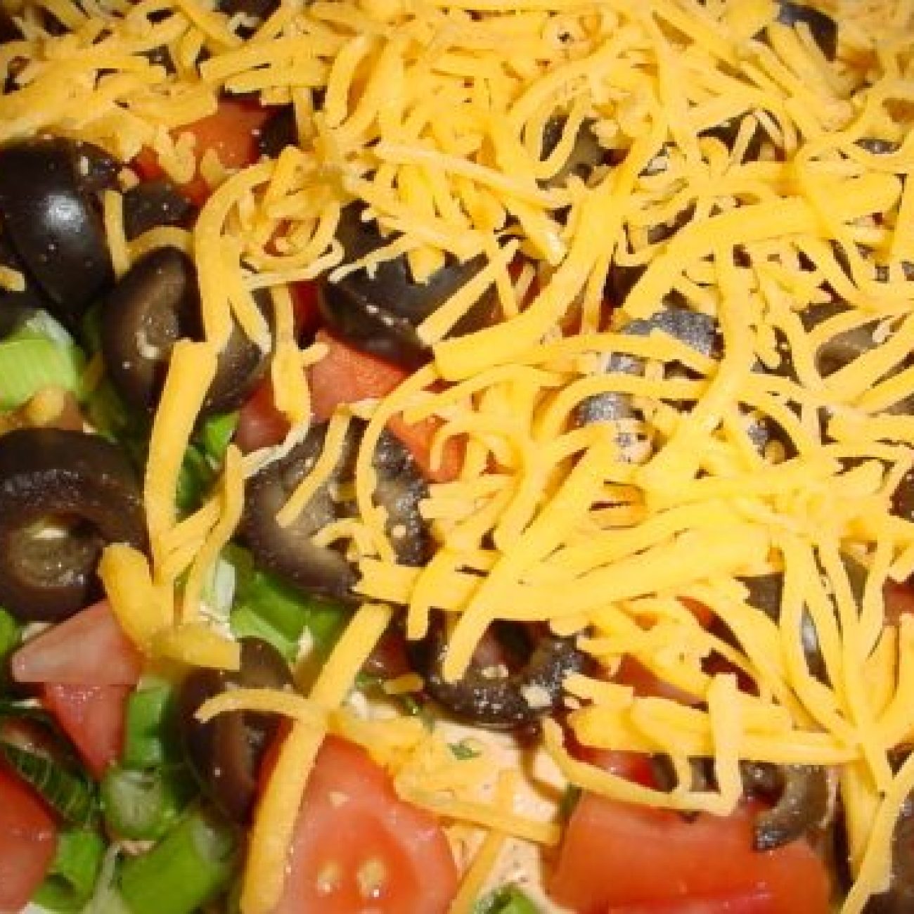 Low Fat/Low Carb 7 Layer Tex-Mex Dip