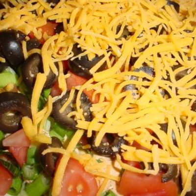 Low Fat/Low Carb 7 Layer Tex-Mex Dip