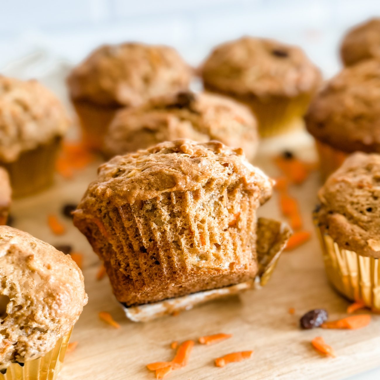 Low Fat Morning Glory Muffins