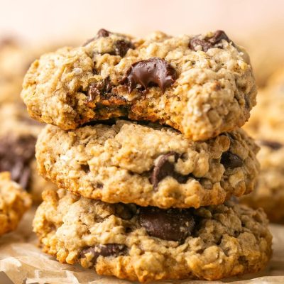 Low Fat Oatmeal Chocolate Chip Cookies