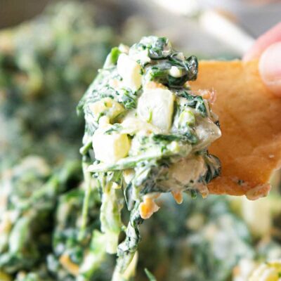 Low Fat Spinach Onion Dip