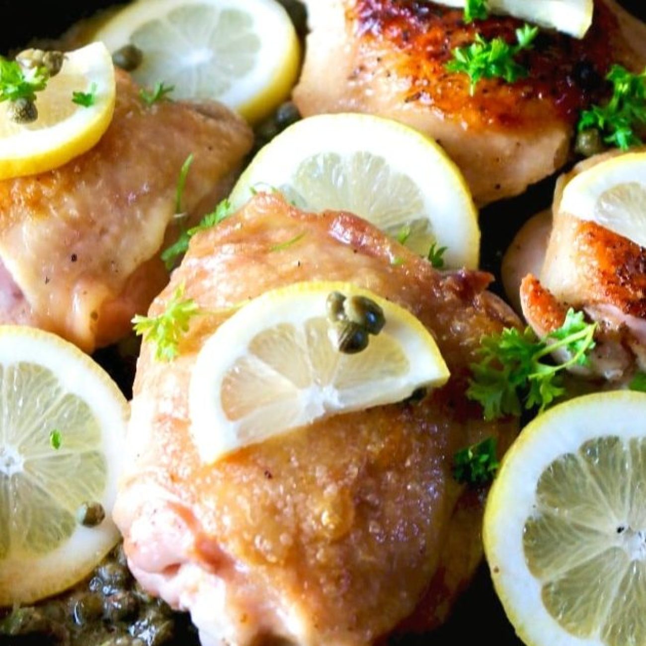 Lower Carb Lemon Caper Chicken