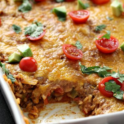 Lower Fat Burrito Casserole