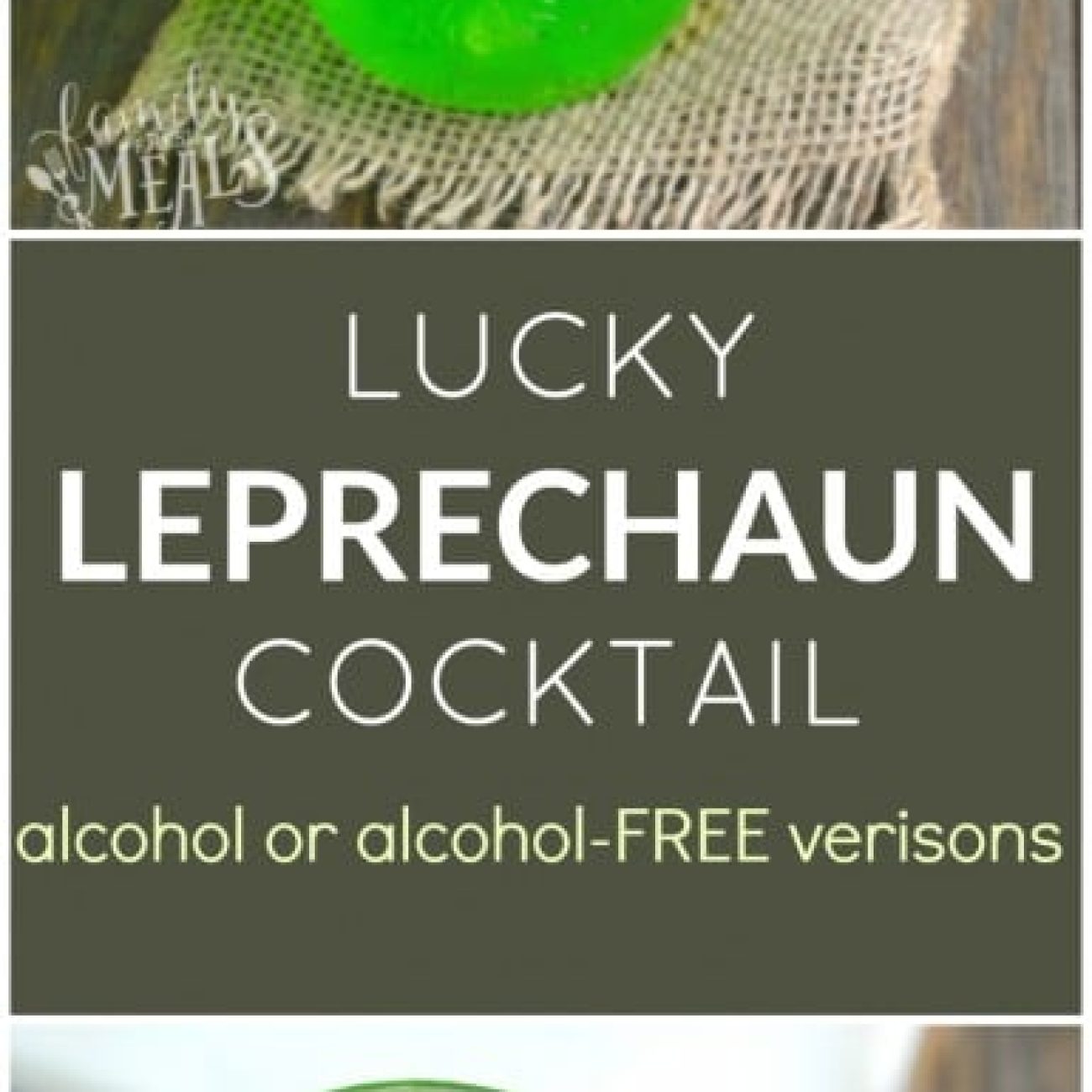 Lucky Leprechaun Lime Drink