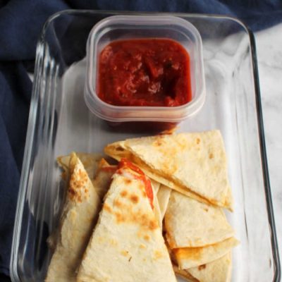 Lunchbox Pizza Quesadilla