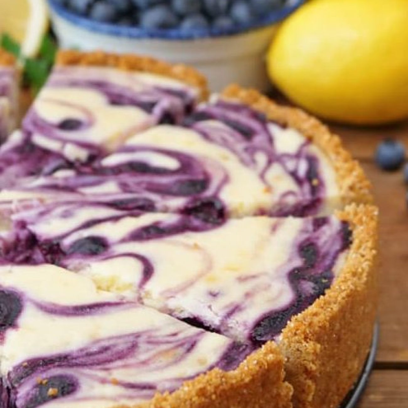 Luscious Lemon-Blueberry Cheesecake Delight