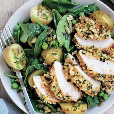 Macadamia Nut Chicken Breasts With Banana