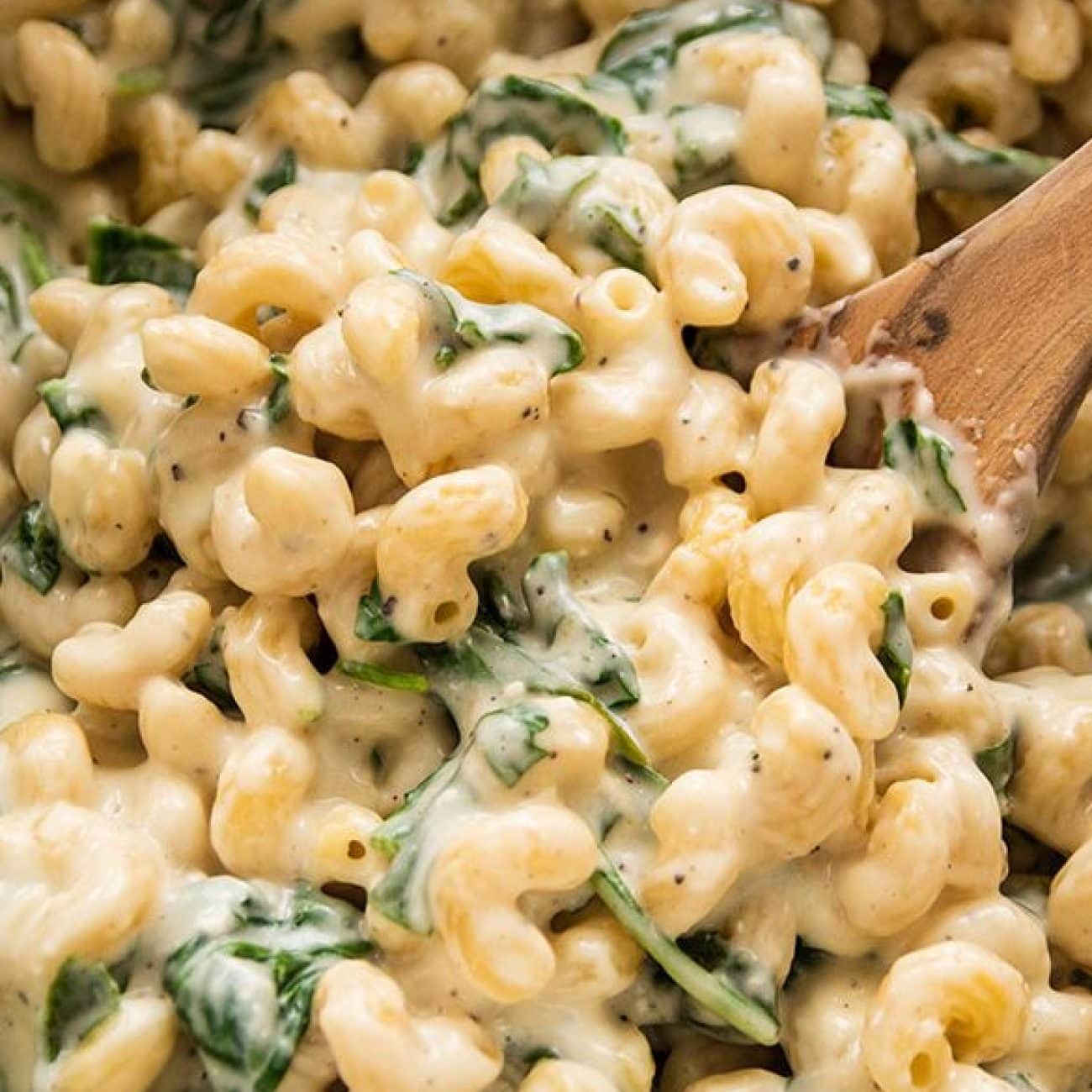 Macaroni, Spinach, And Cheese