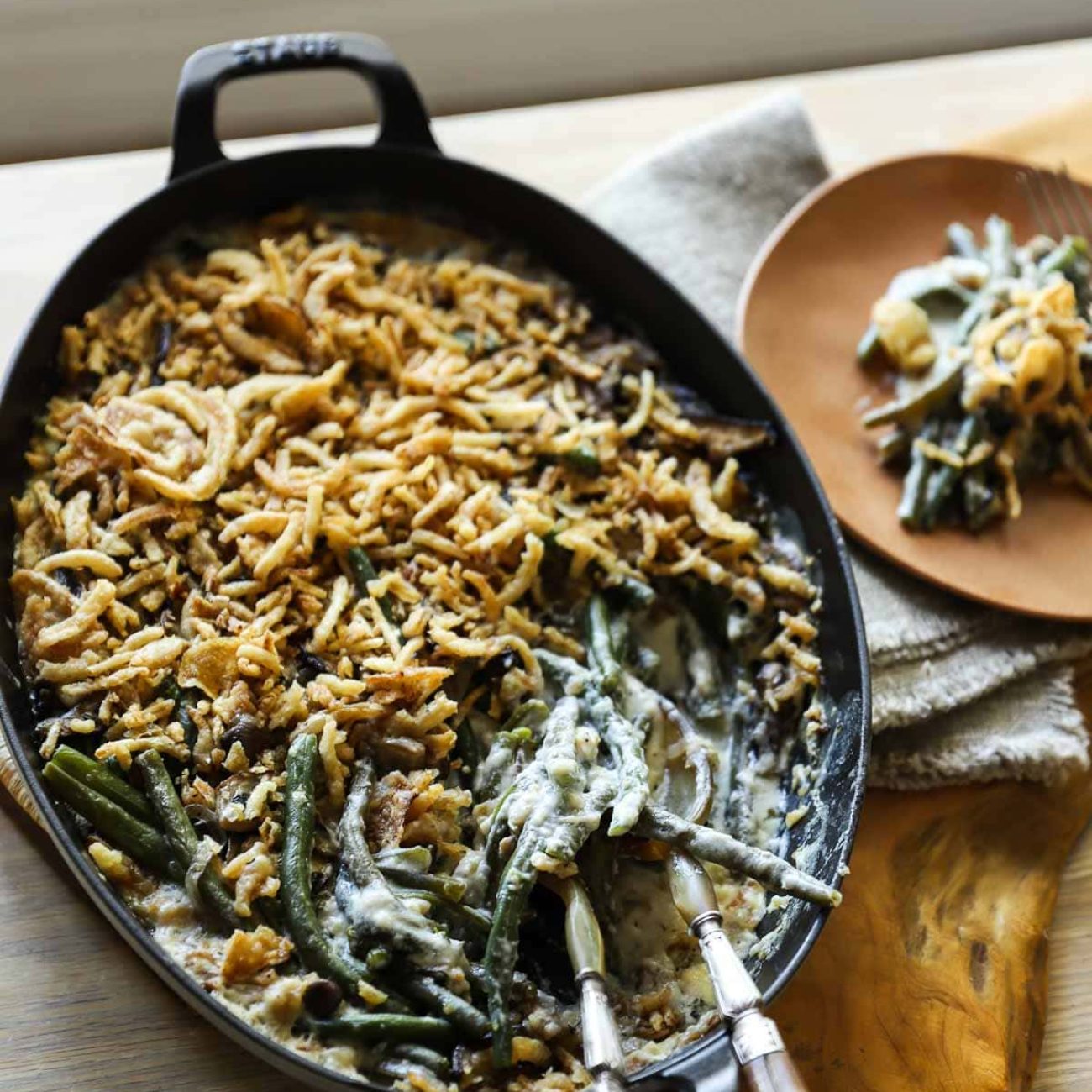 Make-Ahead Fresh Green Bean Casserole