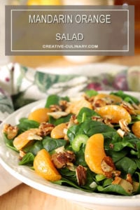 Mandarin Almond Salad