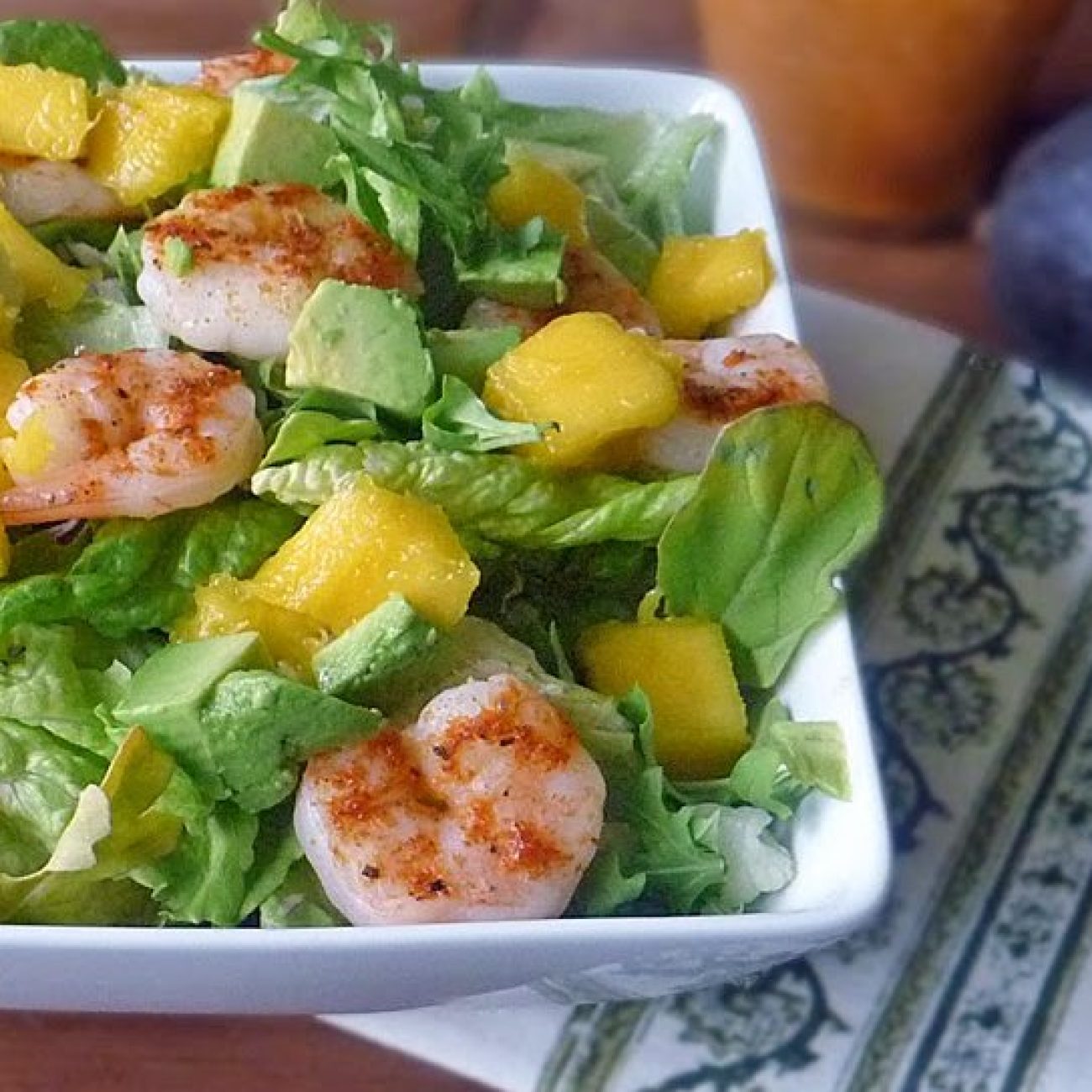 Mango- Avocado-Shrimp Salad