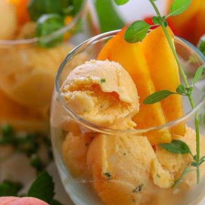 Mango, Peach Cream With A Hint Of Mint