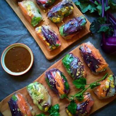 Mango Summer Rolls &Amp; Thai Dipping Sauce