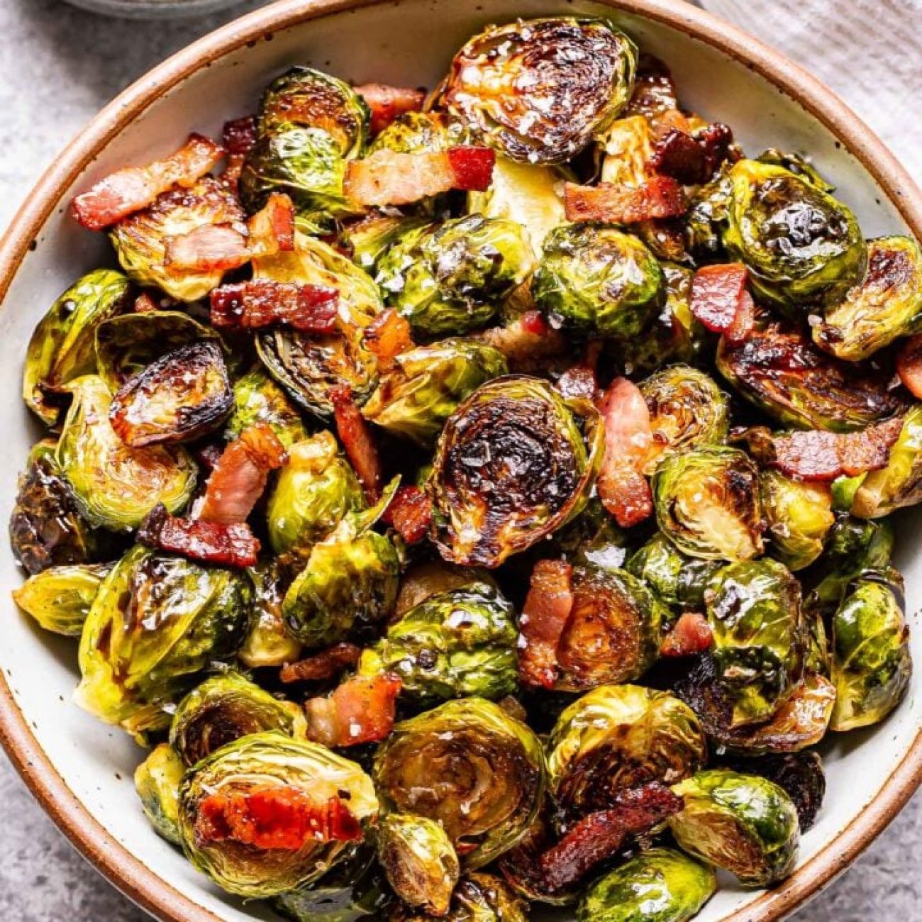 Maple-Glazed Roasted Brussels Sprouts Recipe