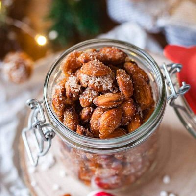 Maple Roasted Almonds With Fleur De Sel Les