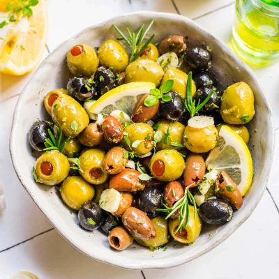 Marinated Green Olives - Chakistes