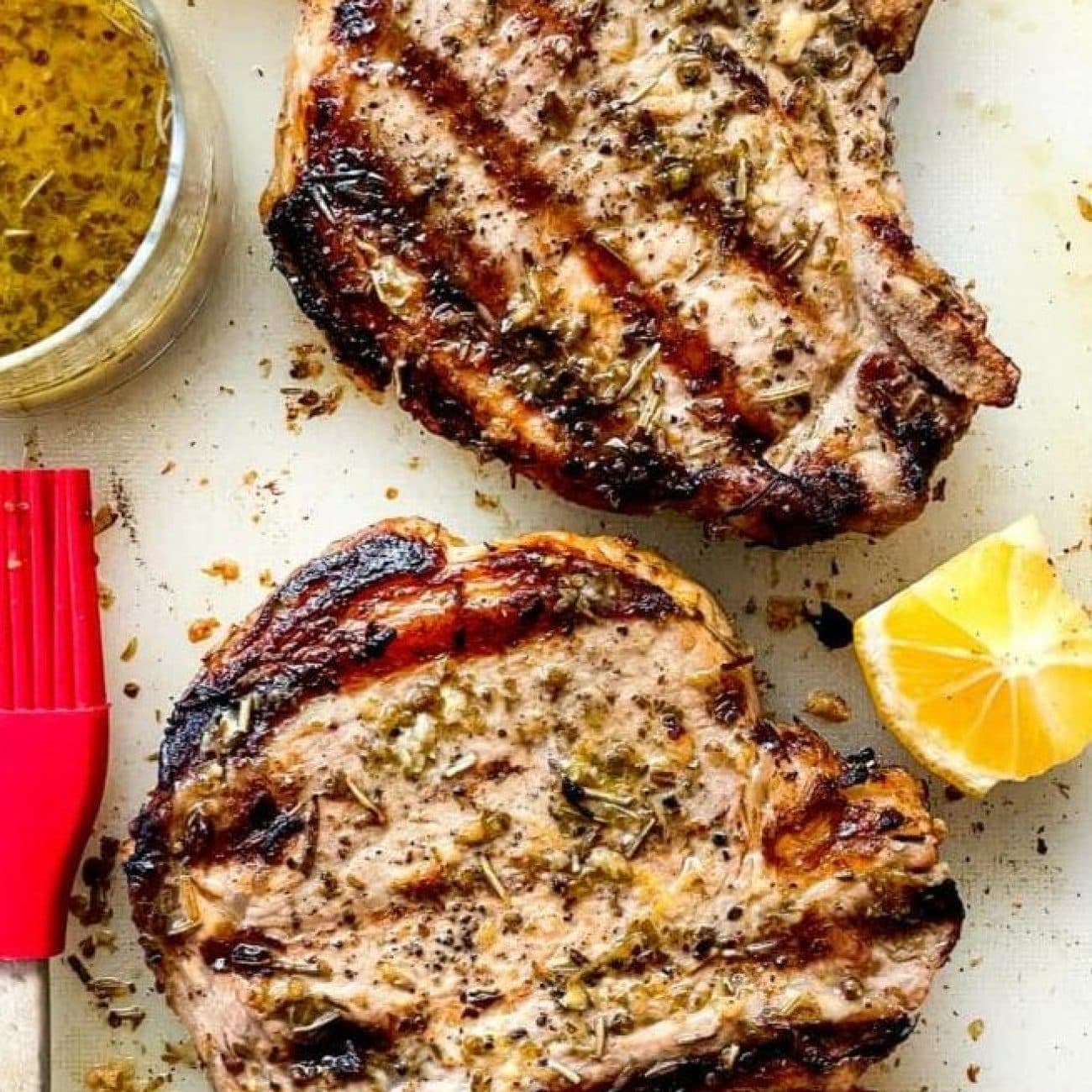 Marinated Pork Steaks