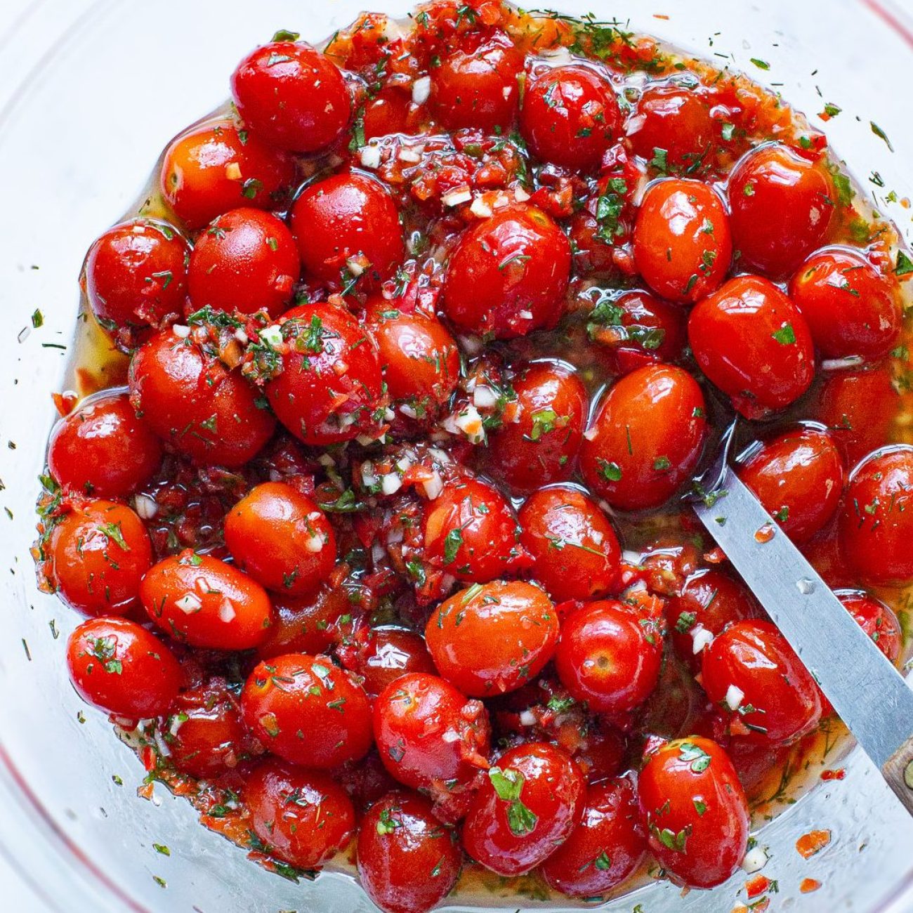 Marinated Summer Tomatoes