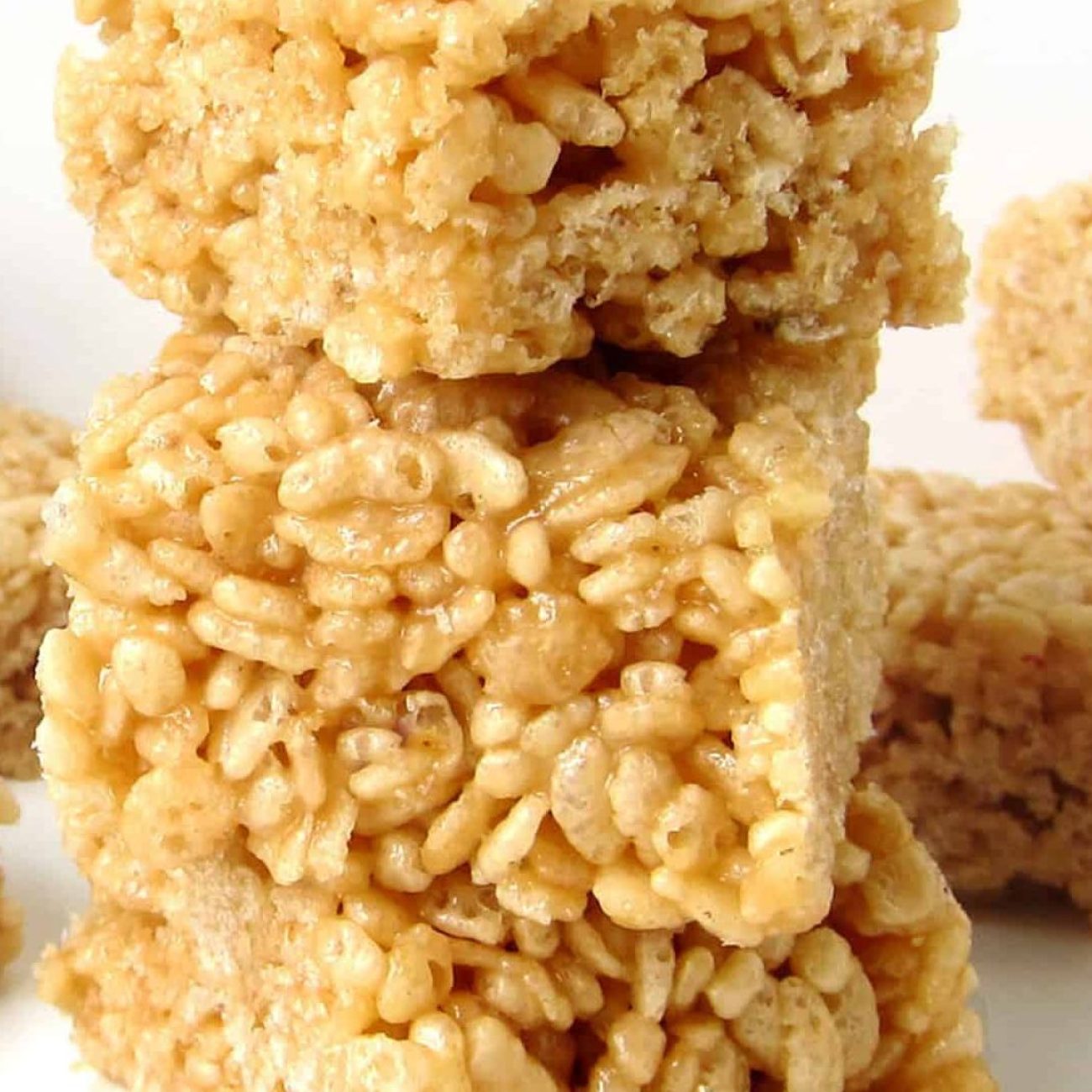 Marshmallow Caramel Rice Krispies Treats