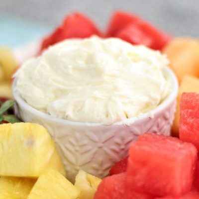 Marshmallow Cream Fruit Dip