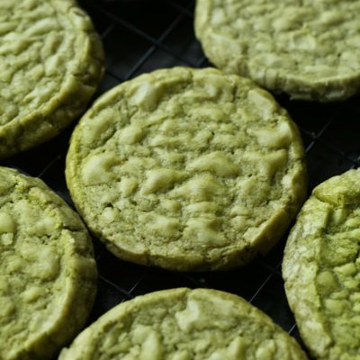 Matcha Green Tea Shortbread Cookies