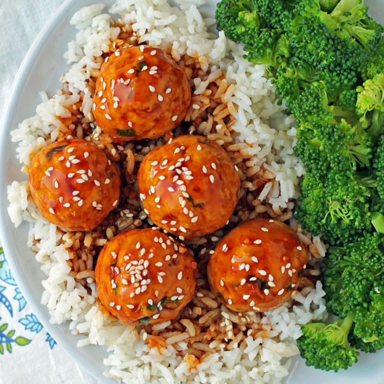 Meatballs Stuffed With Pineapple