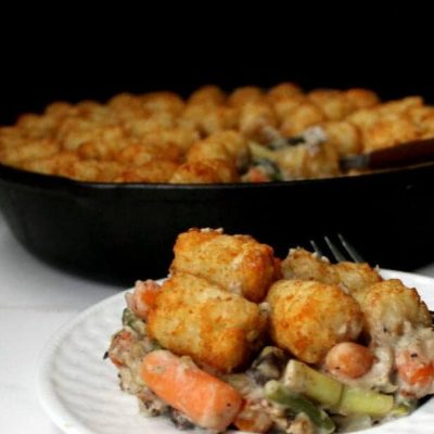 Meatless Tater Tot Casserole