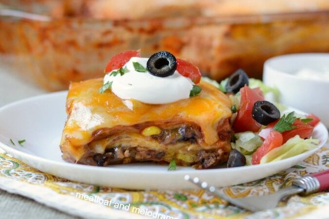 Meatloaf Enchilada Casserole