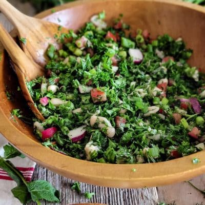 Med Mix Bulgur And Bean Salad