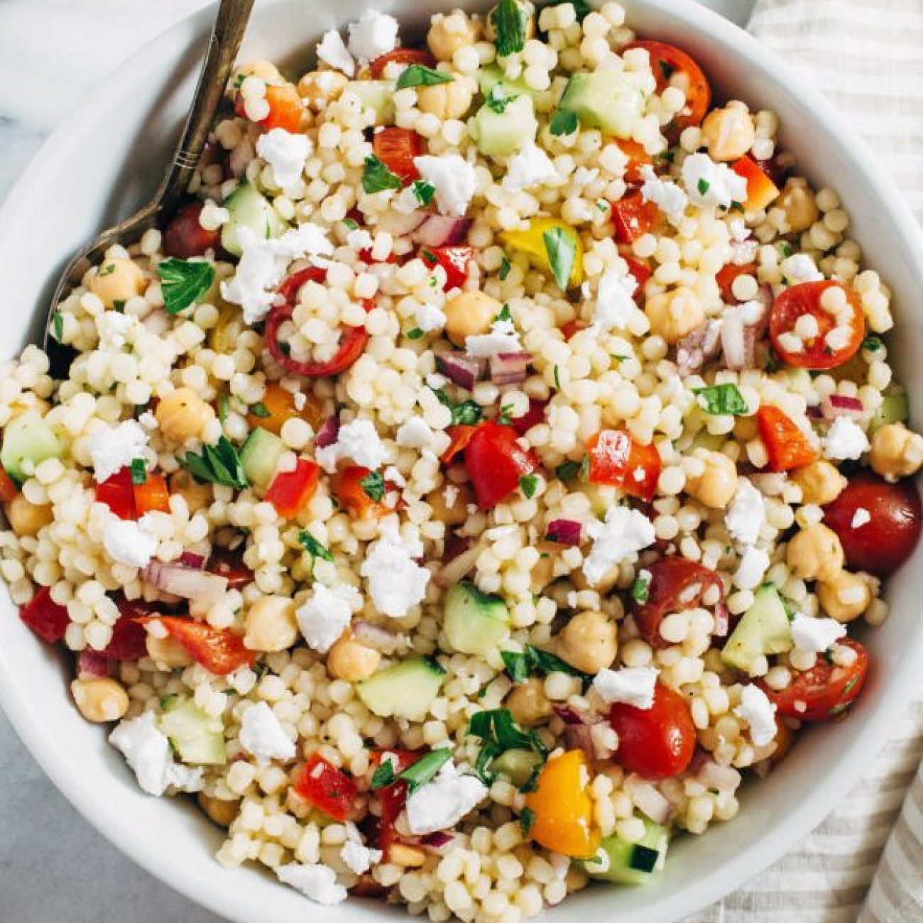 Mediterranean Lemon Couscous Salad