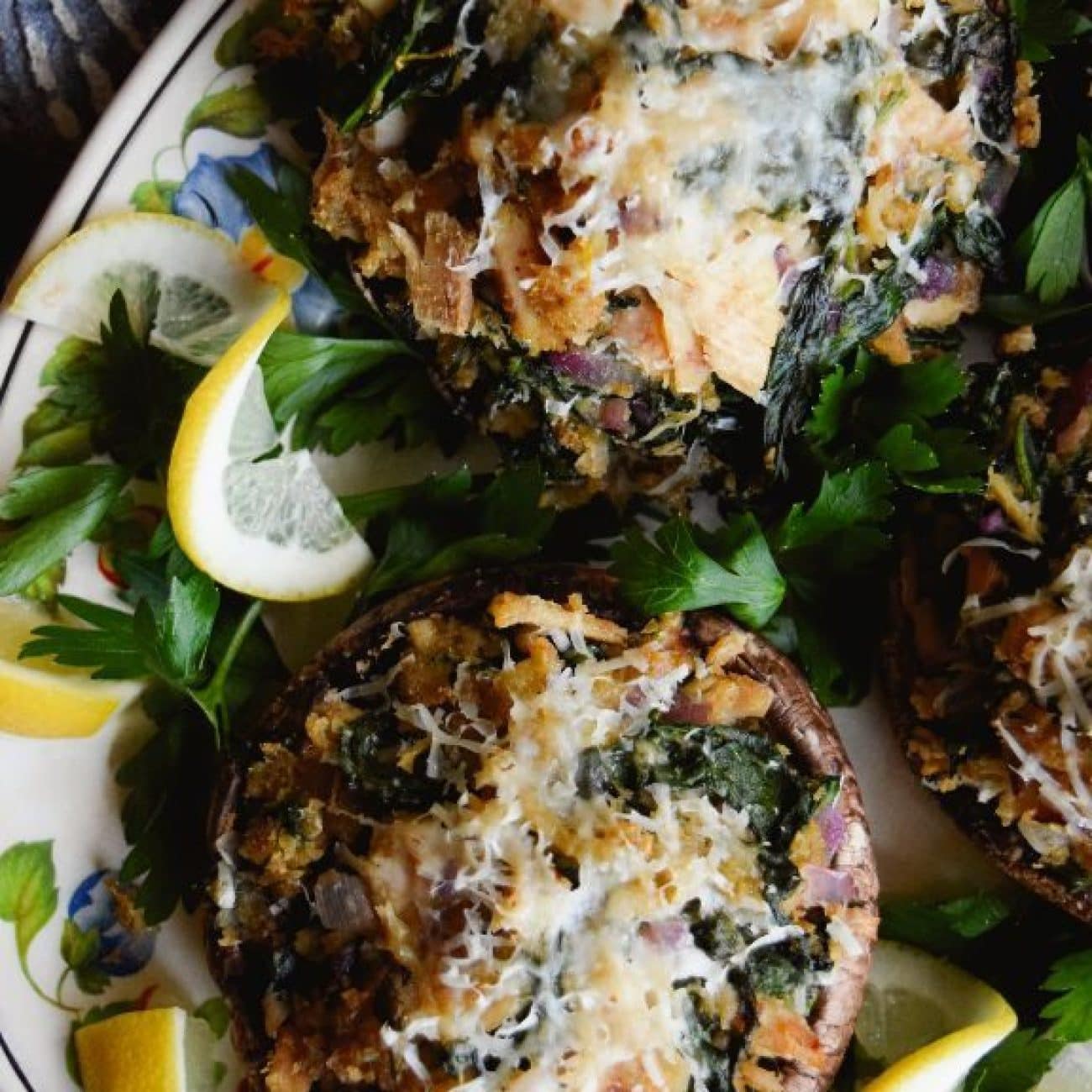 Mediterranean Mushroom- Stuffed