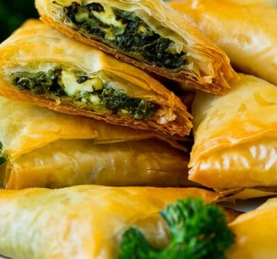 Mediterranean Spinach, Feta, And Sun-Dried Tomato Phyllo Tart