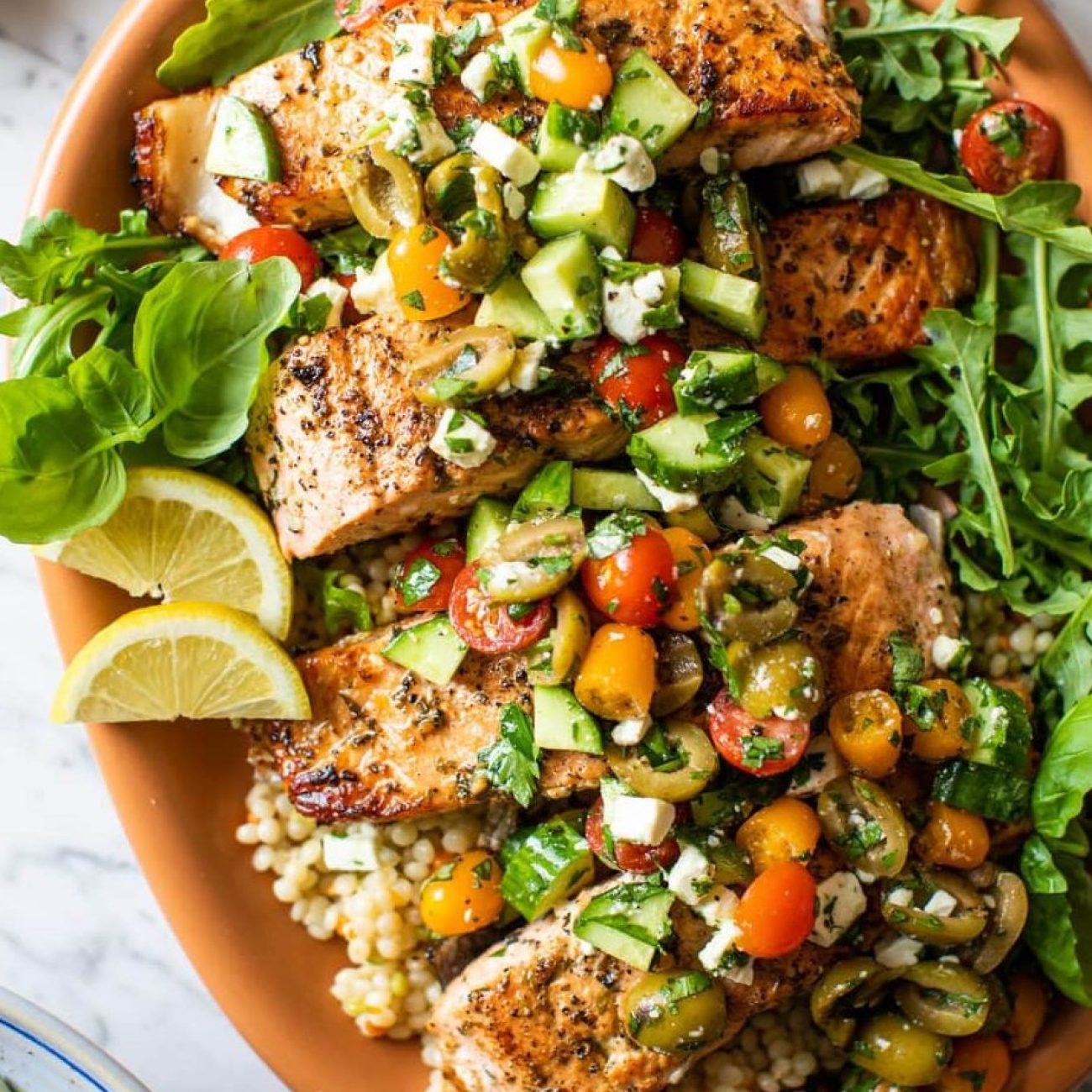 Mediterranean-Style Smoked Salmon Tabbouleh Recipe