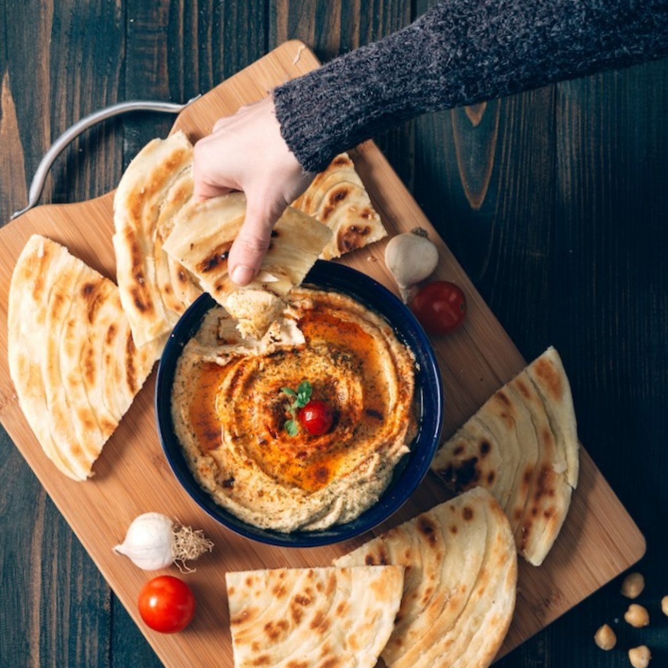 Mediterranean-Style Sun-Dried Tomato Hummus Recipe