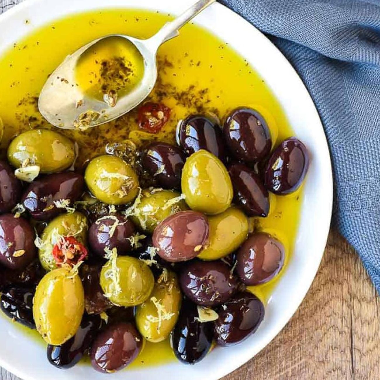 Mediterranean-Style Warm Rosemary Infused Olives Recipe