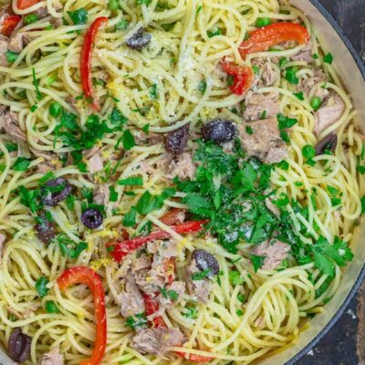 Mediterranean Tuna-Noodle Casserole