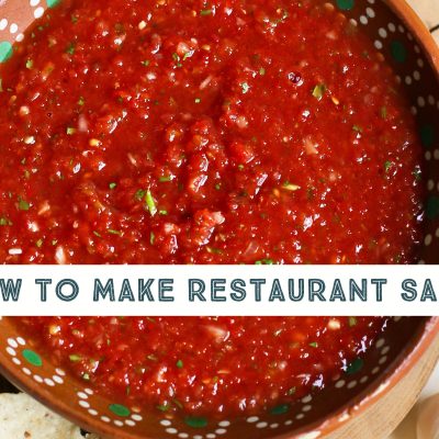 Medium Hot Restaurant Style Salsa