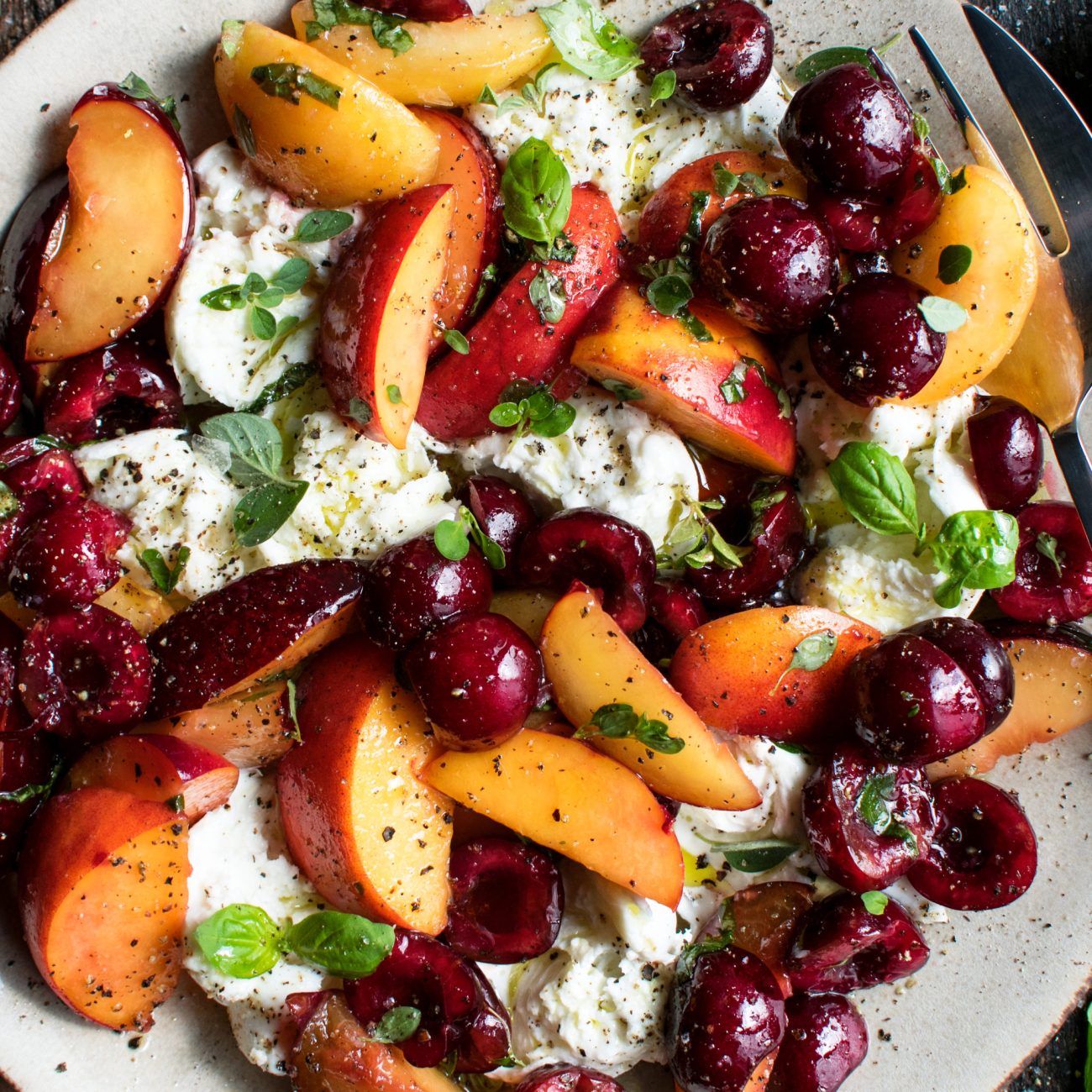 Melon Salad W/Fresh Mozzarella