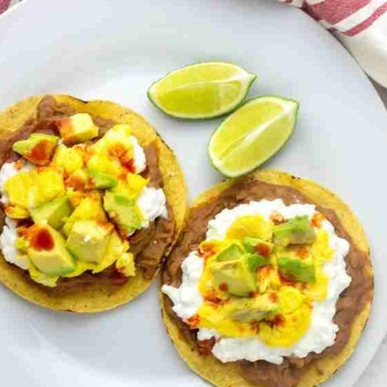 Mexican Breakfast Tostadas With