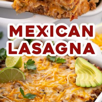 Mexican-Inspired Taco Lasagna Bake