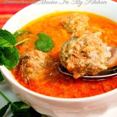 Mexican Meatball Soup Recipe - Authentic Sopa De Albondigas