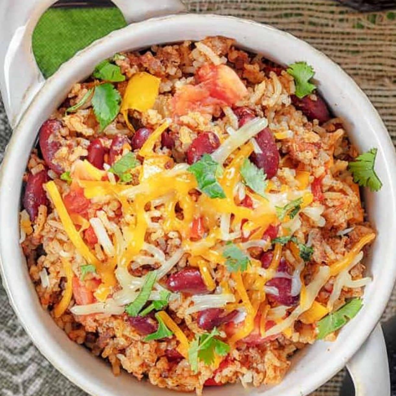 Mexican Rice And Bean Casserole