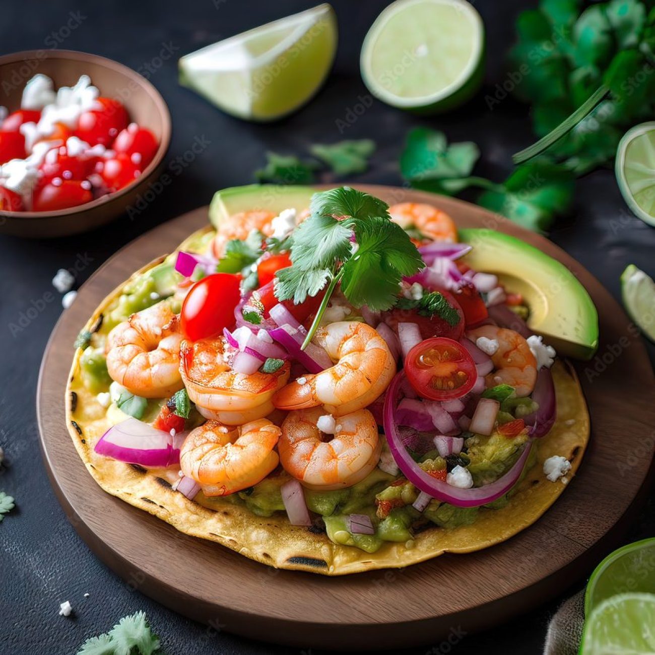 Mexican Seafood Filled Avocados