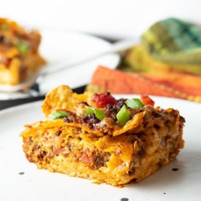 Mexican Tortilla Breakfast Casserole